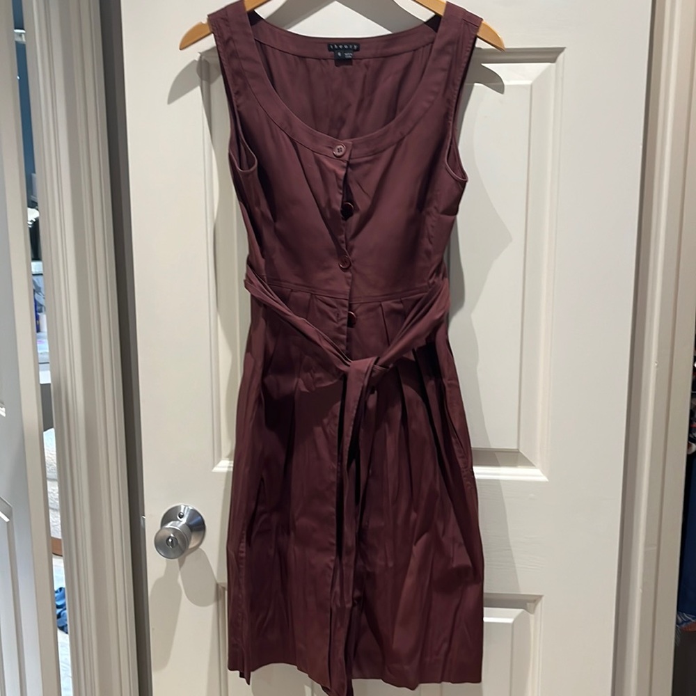 EUC THEORY BROWN SUMMER DRESS SIZE 6